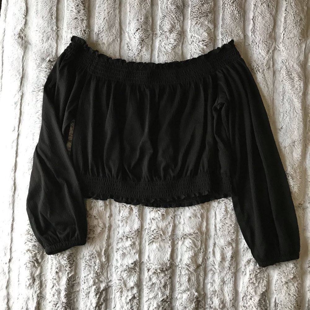 H&M Off Shoulder Crop Top